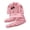 Watermelon Red, variant on Kids Animal Print Lounge Set 2PC, Long Sleeve French Terry Top & Pants - Cat Theme Comfy Outfits for 0-9Y Daycare/Playdates