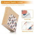 thumbnail image 5 of Yayeee Napkin Holder for Table Set of 2 Kitchen Paper Tissue Organization, Blue Abstract Pattern, 5 of 8