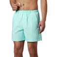 thumbnail image 4 of Columbia Mens Regular fit Swim Trunks Swimwear XXL Mint Blue Solid Quick Dry, 4 of 6