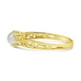thumbnail image 5 of 14k Yellow Gold Freshwater Cultured Pearl And Diamond Filigree Ring, 5 of 8