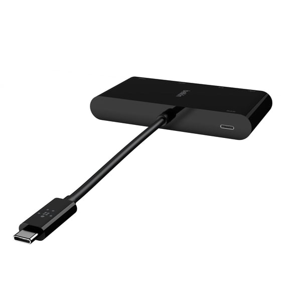 Adaptador Multimedia Belkin USB-C 100W negro