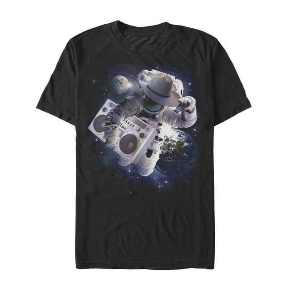Men's Lost Gods Houston in Space Graphic Tee Black 4X Large