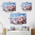 thumbnail image 4 of Designart "Pink Daisies II" Floral Metal Art Print Set, 4 of 5