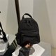 thumbnail image 4 of Mini mochila informal sencilla para mujer, nuevo estilo 2025, bolso pequeño de color sólido a la moda, mochila de viaje pequeña y fresca para estudiantes., 4 of 5