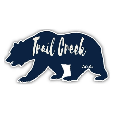 

Trail Creek Idaho Souvenir 3x1.5-Inch Fridge Magnet Bear Design