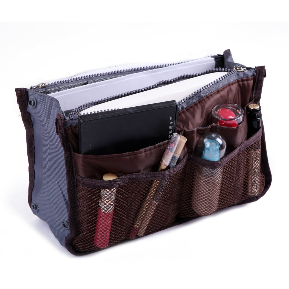 HDE HDE Expandable 13 Pocket Handbag Insert Purse Organizer with