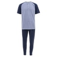 thumbnail image 6 of Fruit of the Loom Men's Short Sleeve Henley and Jogger Pant Pajama Set, 6 of 11