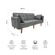 thumbnail image 3 of Sofá Cama 2 Plazas Relan Mitah Sillon 186x94x78 Cm, 3 of 5