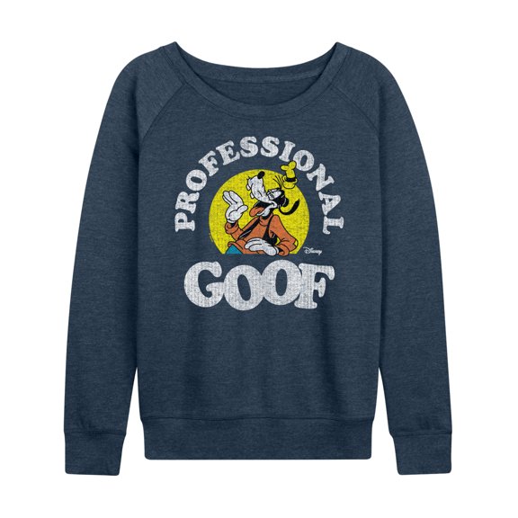 Disney - Professional Goof - Women's French Terry Long Sleeve Pullover