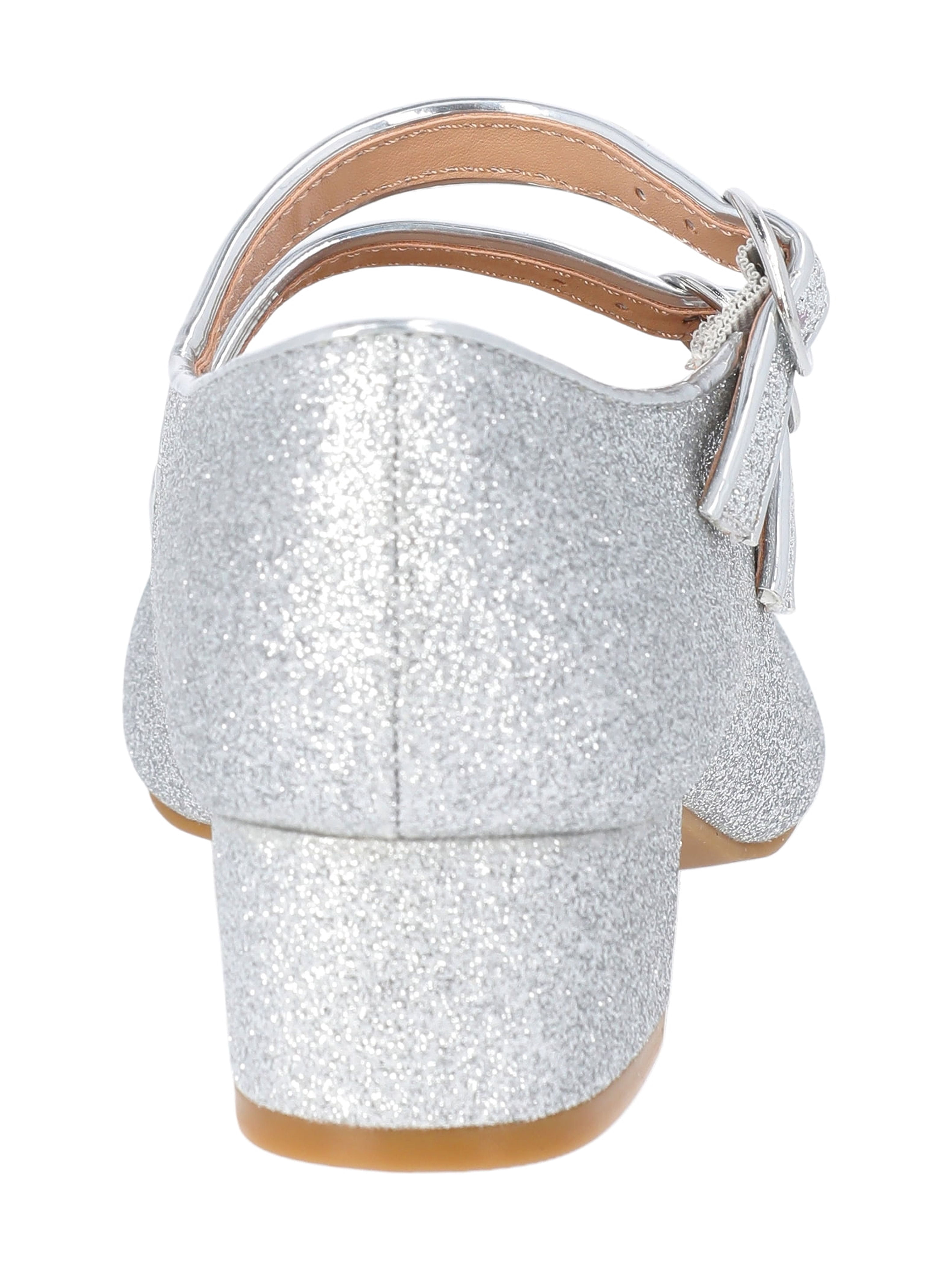 Wonder Nation Toddler, Little and Big Girls  Double Strap Dress Shoes with Block Heels
