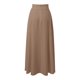 thumbnail image 5 of Falda midi recta lisa para mujer: falda básica informal para uso diario, primavera/verano/otoño, 5 of 5