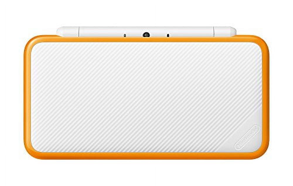 Restored Nintendo 2DS XL White Orange Gaming Console with 4 GB
