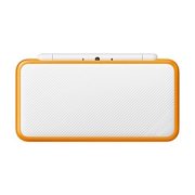 Restored Nintendo 2DS XL White Orange Gaming Console with 4 GB Data Storage