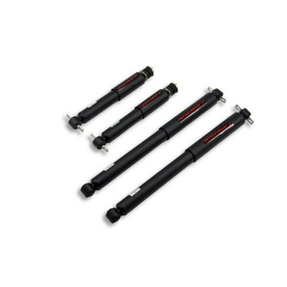 Belltech NITRO DROP 2 SHOCK SET (LOWERED ) Fits select: 1992-1998 CHEVROLET GMT-400 C1500, 1999-2000 CHEVROLET GMT-400 C3500