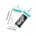 thumbnail image 3 of 1PC Universal Waterproof Phone Pouch, Floating Clear Dry Bag with Lanyard for Swimming, Beach & Outdoor Activities(Random Color), 3 of 8