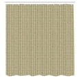thumbnail image 2 of Ambesonne Brown and Green Shower Curtain, Colorful Details, 69"Wx70"L, Umber Pale Green, 2 of 4