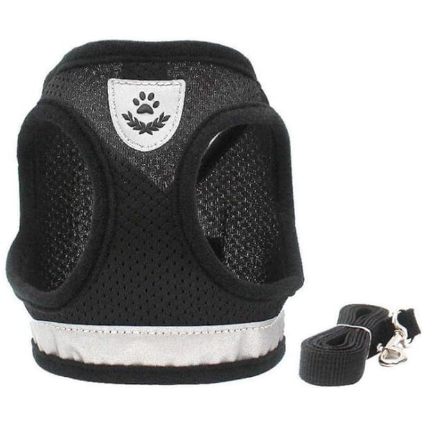 Dog Harness and Lead Set, Soft, Breathable Mesh, No Pull Dog Harness, Reflective Adjustable Dog Vest Strap for Small Dogs and Cats