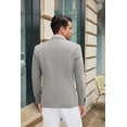 thumbnail image 3 of COOFANDY Mens Suit Blazer Slim Fit Casual Business Sports Jacket One Button, 3 of 6