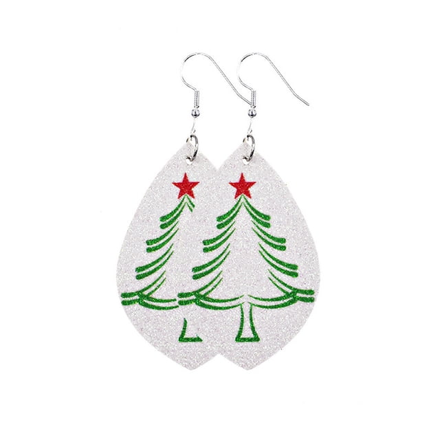 Women Christmas Hook Drop Dangle Earring Charm eardrop Jewelry Xmas Party