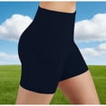 thumbnail image 2 of Guluxicc Women's High Waist Bkier Shorts with Side Pockets Stretchy Fabric Cycling Shorts Leggings for Yoga and Fitness Activities Athletic Shorts, 2 of 7