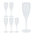 thumbnail image 1 of Plastic Champagne Glasses, Set of 6, 1 of 5