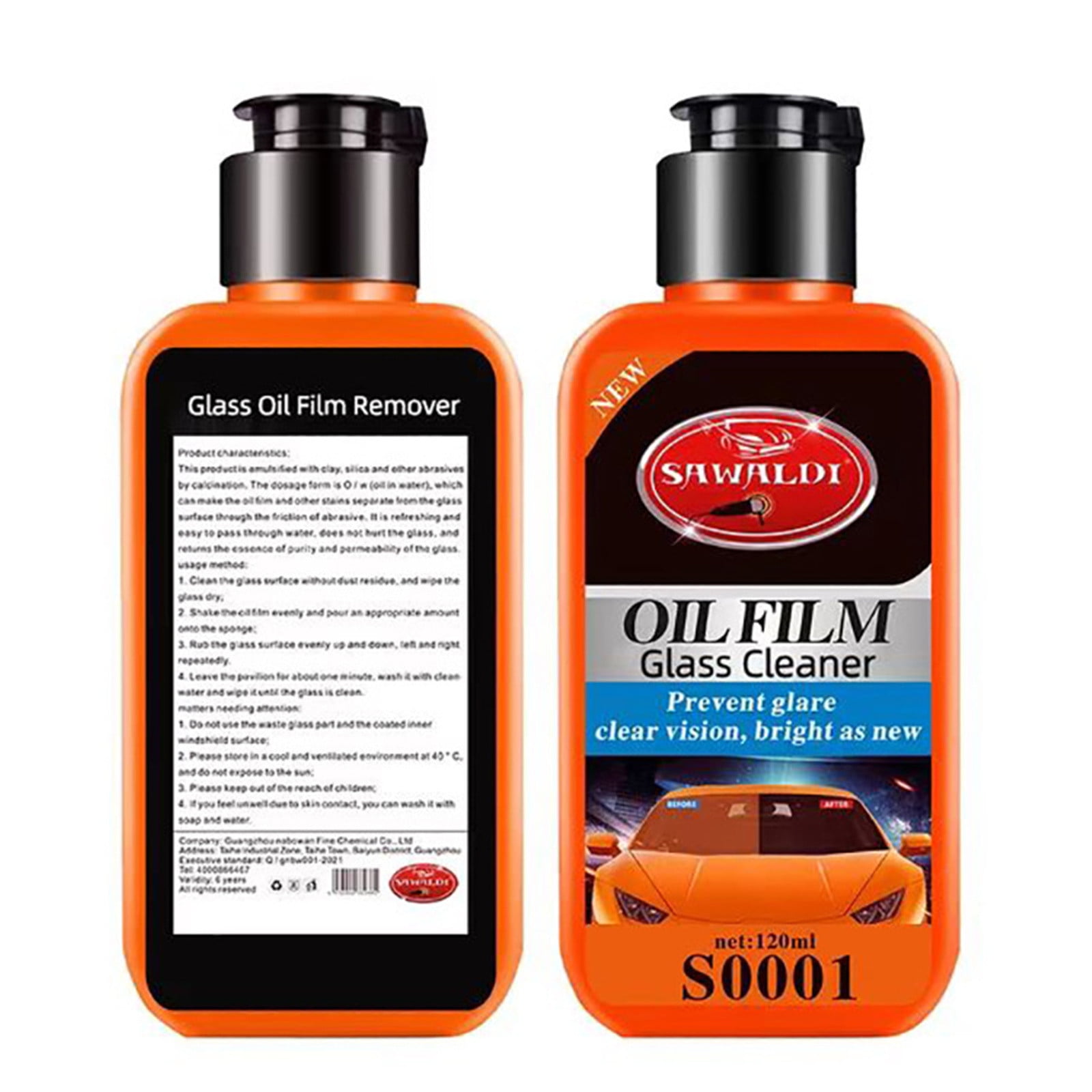 Cadorn Car Oil Film Removal Paste, Glass Stain & Water Mark Cleaner, Auto Windshield Polishing & Decontamination Kit