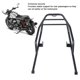 thumbnail image 4 of Estante de Almacenamiento de Carga de Cola de Motocicleta, Estraz de Equipaje Trasero de Motocicleta de Espacio Adicional Estructura Sólida Anodizada para V7 Centenario, 4 of 7