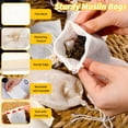 thumbnail image 3 of 36Pcs Drawstring Muslin Bags, 3x4In Reusable Empty Tea Bag for Loose Tea, Natural Cotton Spice Bags for Filtering Cooking Soups/Herbs/Herbal Tea/Cold-Brewed Coffee, 3 of 7