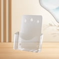 thumbnail image 4 of Acrylic Brochure Holder Clear Flyer Holder Rack Multipupose Countertop Organizer Brochure Holder for Documents Menu Pamphlets A4 3 Tier, 4 of 6