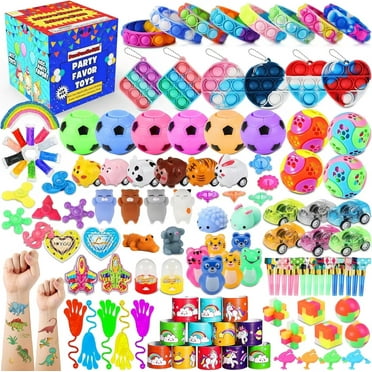 DuoDuoHouse 120 Pcs Party Favors for Kids 3-5 4-8-12, Birthday Gift for Kids, Goodie Bags Treasure Box Toys For Classroom Rewards, Kids' Party Supplies For Pinata Stuffers, Carnival Prizes