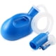 thumbnail image 2 of Urinarios portátiles para hombres Botella de orinal a prueba de derrames Botella masculina Botellas de orina para hospital Hogar Camping Coche Viaje 63 "Manguera larga con tapa (Azul), 2 of 5