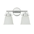 thumbnail image 2 of Kaden 2-Light Bathroom Vanity Light in Polished Chrome, 2 of 5