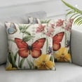 thumbnail image 3 of BANET Flower Decorative Set of 2 Throw Pillows Pillowcases Cushion Covers for Couch Bed Sofa Chair Home Decor 20x20in, 3 of 7