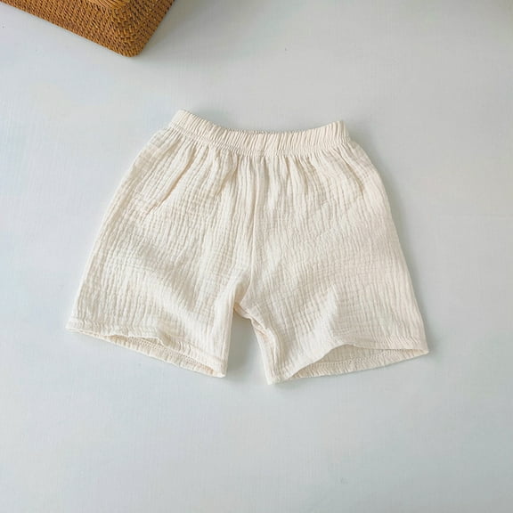 Kids Shorts Athletic Elastic Waist Shorts Summer Girl Clothes Girls Biker Shorts 6-7Years Girls Clothes