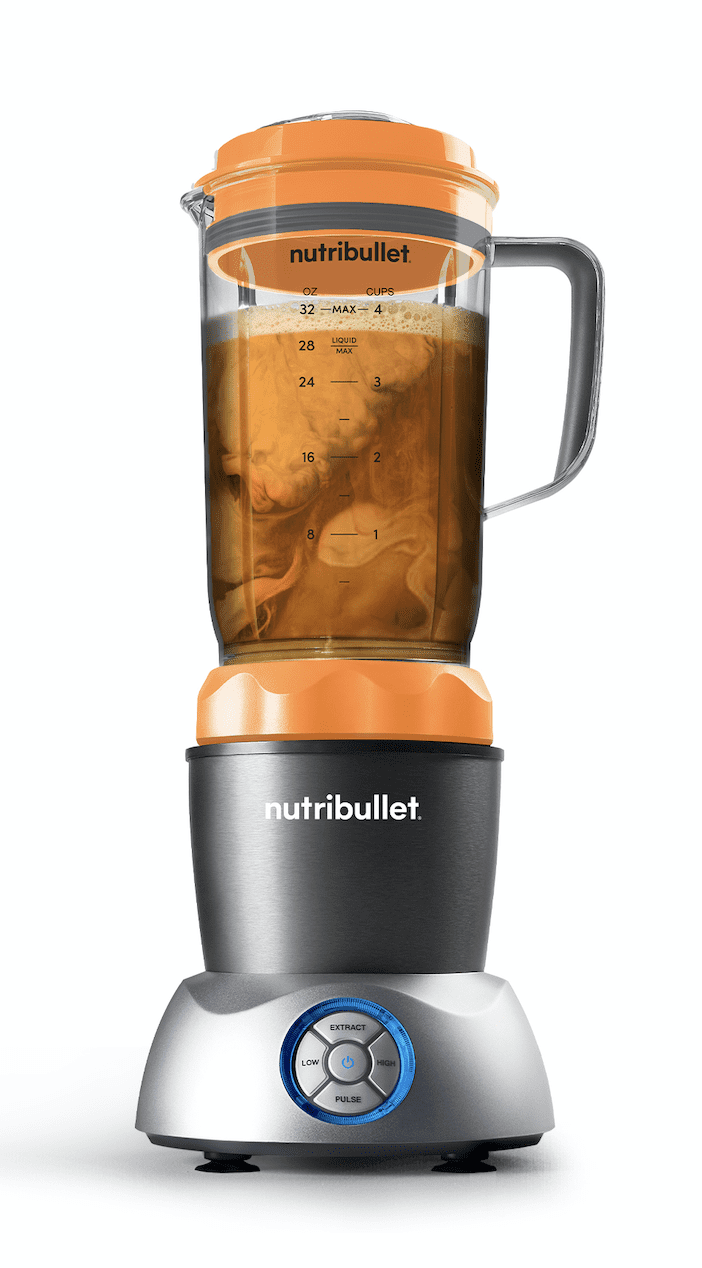 Nutribullet Select Blender with Versatile controls, Orange, 1000 watts,  Cold or Hot foods 