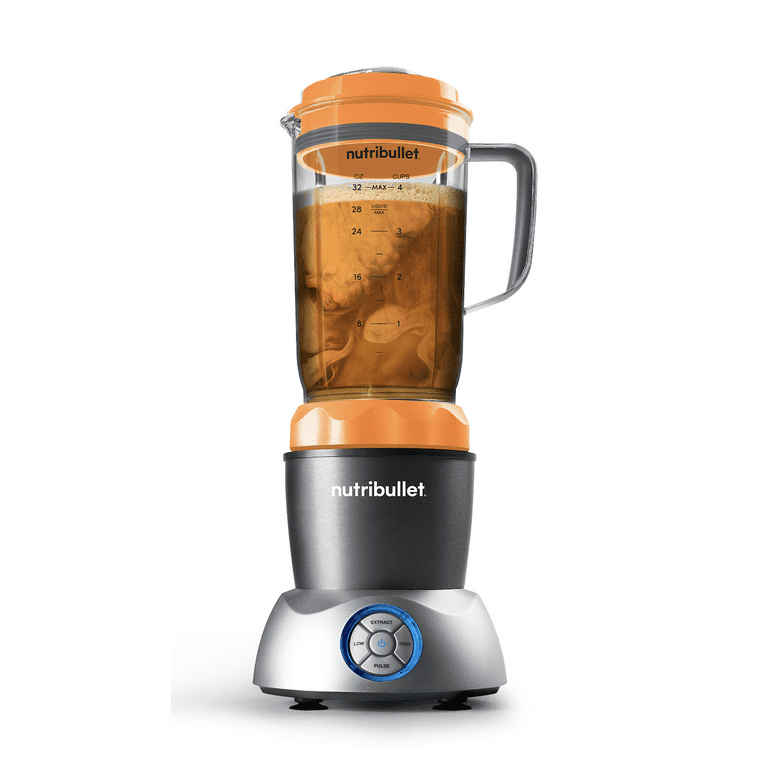 Nutribullet Premium Finish 1000 Watt High Performance Blender Ext Large  Bpa-Free 56oz Pitcher Cold Hot Liquids Soups, Open Box