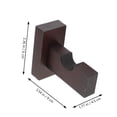 thumbnail image 2 of Homoyoyo 1 Pair Stable Bat Racks Wall Mount Wooden for Baseball Bats Household Display, 2 of 6