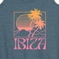 thumbnail image 3 of Instant Message - Ibiza Sun Palms - Women's Racerback Tank Top, 3 of 6