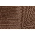 thumbnail image 2 of Rhody Rug  Solid 6' Round Wool Rug Walnut, 2 of 2