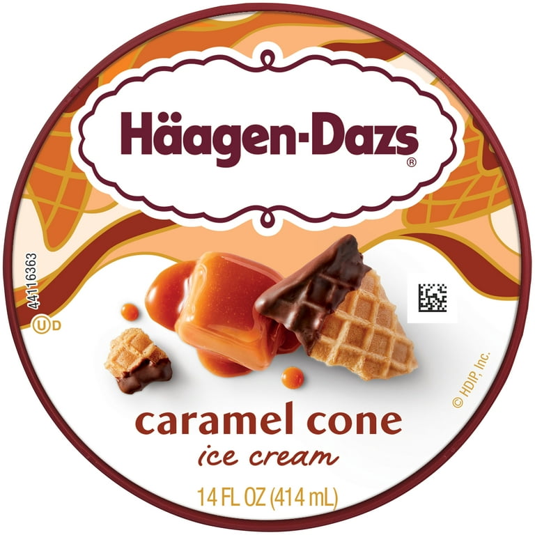 Caramel cone on sale ice cream