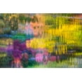 thumbnail image 2 of Mahan, Kathy 32x23 White Modern Wood Framed Museum Art Print Titled - Colorful Reflections V, 2 of 4