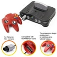 thumbnail image 4 of N64 Gaming Classic Controller, Luxmo Retro N64 Wired Gaming Gamepad Controller Joystick for N64 System Home Video Game Console（Red), 4 of 8