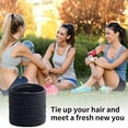 thumbnail image 4 of Black Elastic Hair Bands 120 pcs Hair Ties for Thick and Curly No Metal Hair, 4 of 5