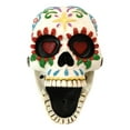 thumbnail image 3 of Ebros Day of The Dead White Floral Sugar Skull Wall Mounted Bottle Opener, 3 of 6