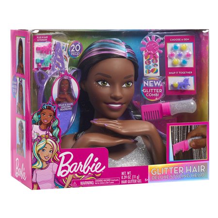 Barbie Deluxe Glitter and Go Styling Head
