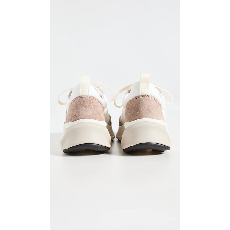 Tory Burch Womens Good Luck Trainer 4.5 White/New Ivory/Cerbiatto