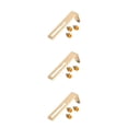 thumbnail image 2 of Justharion Electric Guitar Pickguard Bracket Universal Professional Scratch with Holder Screws Part Instrument Plate Music Brackets Support Golden 3Set, 2 of 6