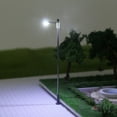 thumbnail image 4 of Fancy 10Pcs Model Railway Train HO OO Scale Lamp Post Street Lights LEDs 104mm Black, 4 of 10
