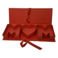 thumbnail image 1 of simhoa Mom Letter Shaped Empty Flower Box Mother's Day Fillable Souvenir Gift Box for Red, 1 of 8