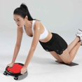 thumbnail image 3 of CSSAD Ab Roller Wheel, Multifunctional Abdominal Wheel Board, 360° Silent Abdominal Wheel Board for Full Body Fat Burning, Abdominal Core Strength Training for Gym Home Workout, Black, 3 of 6